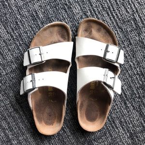 White Birkenstocks size 38!